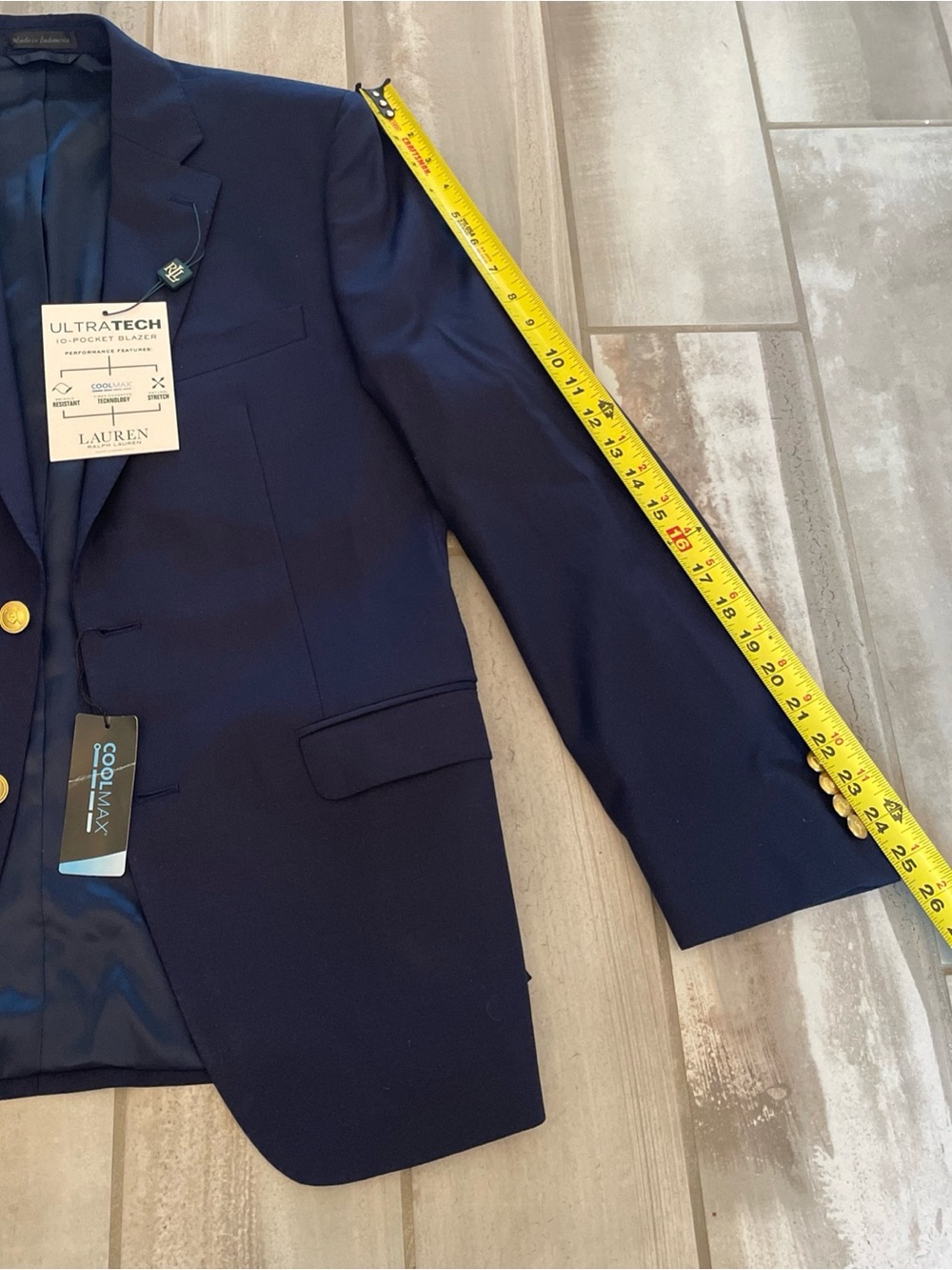 NWT Ralph Lauren Blazer 38R Navy Wool Blend 10 Pocket Old Money Heritage Preppy - Picture 8 of 15